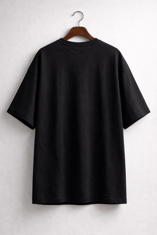 VALUER Oversized Tee — Black