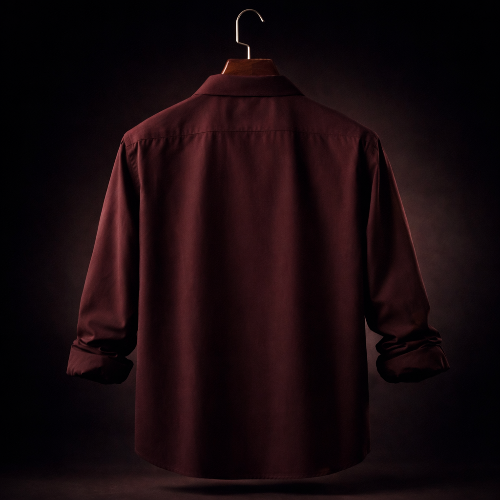 VALUER Chocolate Brown Relaxed Fit Shirt